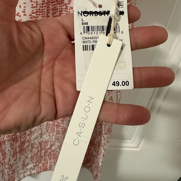 Caslon‎ Red and White Patterned Blouse - Picture 4 of 16